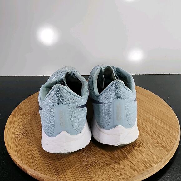 Womens  Nike Air Zoom Pegasus Low Sz 8.5 009560 Blue Knit Running Sneakers Shoes - Picture 6 of 9
